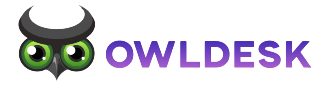 Logo for OwlDesk AI Receptionist